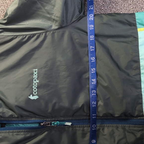 Cotopaxi Teca Calido Hooded Puffer Reversible Jacket Medium in Green/Teal/Aqua - Picture 11 of 16